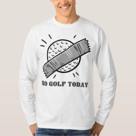ゴルフはお休み Tシャツ
