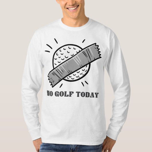 ゴルフはお休み Tシャツ (正面)