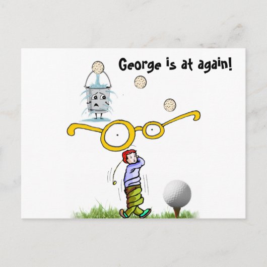 ゴルフはがき ポストカード (正面)