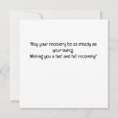 ゴルフはグリーンのパッティングでゴルフバッグで早く上達する (裏面)