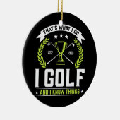 ゴルフはゴルフで知っているよ セラミックオーナメント (右)