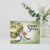 ゴルフはゴルファーの成長を早める ポストカード (スタンド正面)