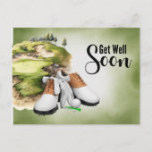 ゴルフはゴルファーの成長を早める ポストカード (正面)