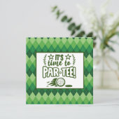 ゴルフはパー・ティー・パーティーはがき (スタンド正面)