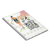 ゴルフはレディーゴルファーのセラピーだ ノートブック (右側)