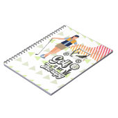 ゴルフはレディーゴルファーのセラピーだ ノートブック (左側)