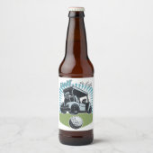 ゴルフは人生 ビールラベル (正面)