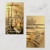 ゴルフは名刺にアイロンをかけます 名刺 (正面/裏面)