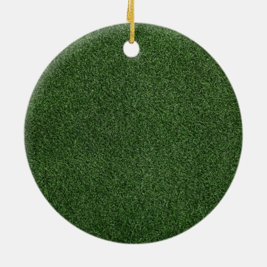 ゴルフは常にティーボールでボールを洗う セラミックオーナメント (裏面)