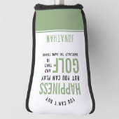 ゴルフは幸せおもしろいゴルフ愛好家の贈り物 ゴルフヘッドカバー (回転90)