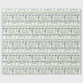 ゴルフは幸せおもしろいゴルフ愛好家の贈り物 ラッピングペーパー (フラット)