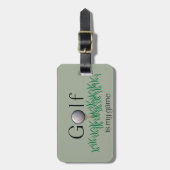 ゴルフは私のゲームです ラゲッジタグ (正面縦)