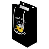 ゴルフは私のティーゴルフパおもしろいウンダークBGのカップ スモールペーパーバッグ (正面アングル)