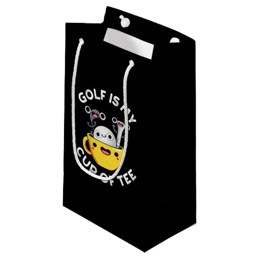 ゴルフは私のティーゴルフパおもしろいウンダークBGのカップ スモールペーパーバッグ (正面アングル)