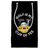 ゴルフは私のティーゴルフパおもしろいウンダークBGのカップ スモールペーパーバッグ (正面)