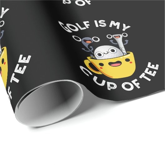 ゴルフは私のティーゴルフパおもしろいウンダークBGのカップ ラッピングペーパー (ロールコーナー)