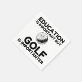 ゴルフは重要だ スタンダードカクテルナプキン (角)