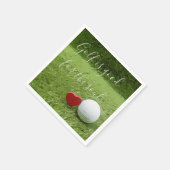 ゴルフは魂のナプキンに良い スタンダードカクテルナプキン (角)