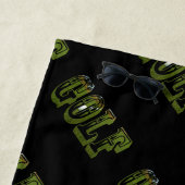 ゴルフは、スポーツ用語は、ビーチタオル ビーチタオル (インサイチュ)