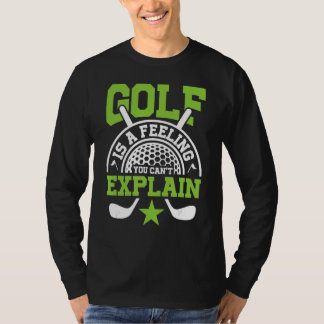 ゴルフはAの感じClub Pro Sportを説明できない Tシャツ