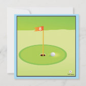 ゴルフへの愛の招待状 招待状 (裏面)