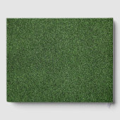 ゴルフへようこそ私たちのホームゴルファーに緑の草 ゲストブック (裏面)