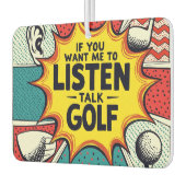 ゴルフもしギフトを聞話せ カーエアーフレッシュナー (左)