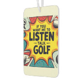 ゴルフもしギフトを聞話せ カーエアーフレッシュナー (左)