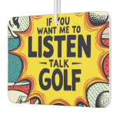 ゴルフもしギフトを聞話せ カーエアーフレッシュナー (左)