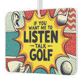 ゴルフもしギフトを聞話せ カーエアーフレッシュナー (左)