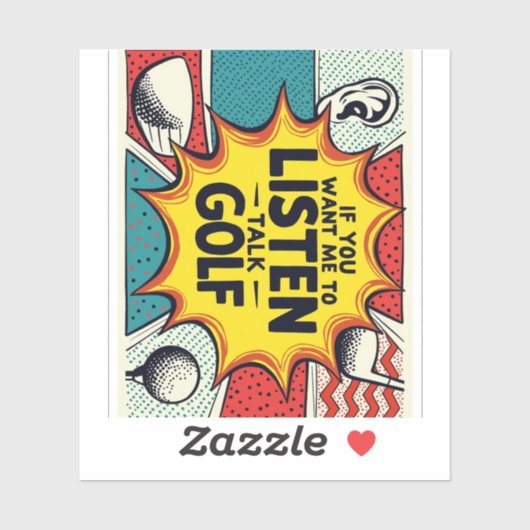 ゴルフもしギフトを聞話せ シール (シート)