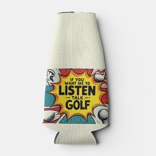 ゴルフもしギフトを聞話せ ボトルクーラー (正面)
