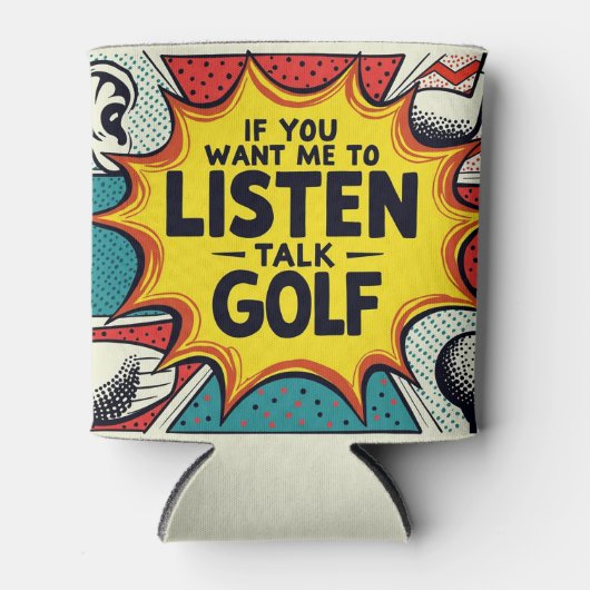 ゴルフもしギフトを聞話せ 缶クーラー (正面)