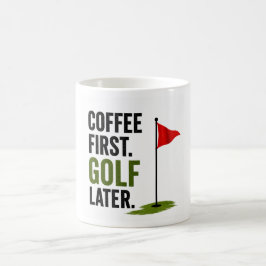 ゴルフよりコーヒー派 コーヒーマグカップ