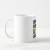 ゴルフよりコーヒー派 コーヒーマグカップ (左)