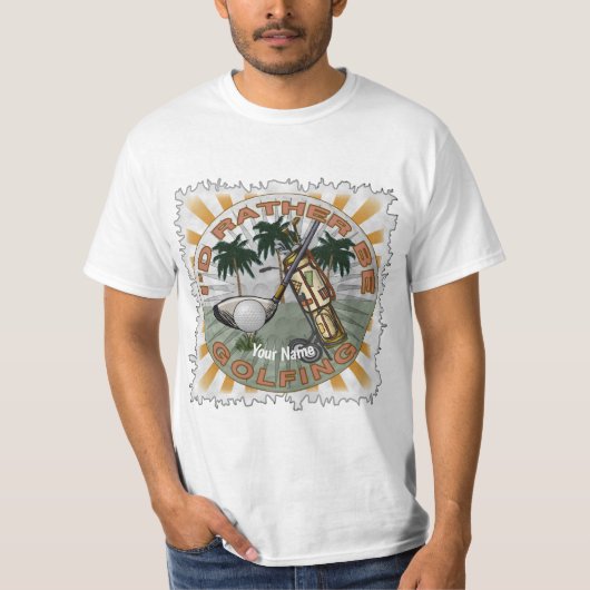 ゴルフをしていたい Tシャツ (正面)