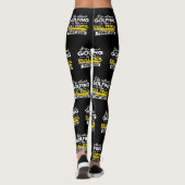 ゴルフをしないでゴルフ生命は鈍い鉛筆のようです レギンス (裏面)