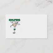 ゴルフをすることは素晴しいです 名刺 (裏面)