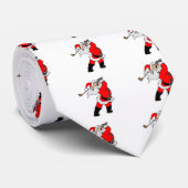 ゴルフをするサンタ ネクタイ (ロール)