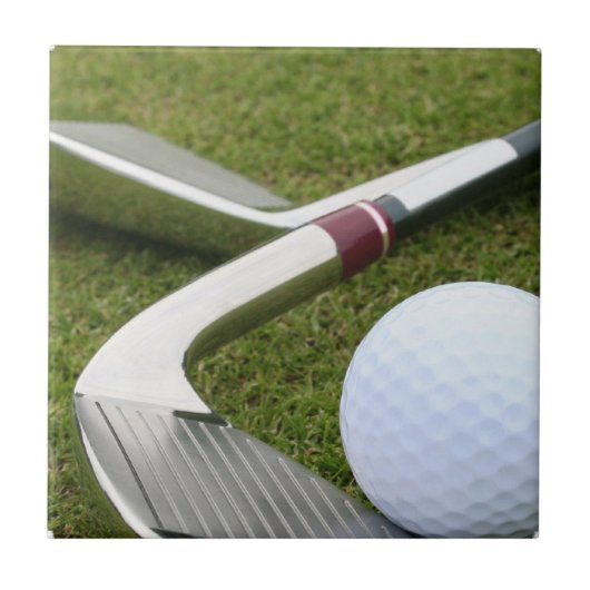 ゴルフをするタイル タイル (正面)