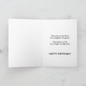 ゴルフをする冗談カード カード (内部)