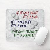 ゴルフをする奇跡 マウスパッド (マウス)