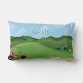 ゴルフをする腰神経の枕 ランバークッション (裏面)