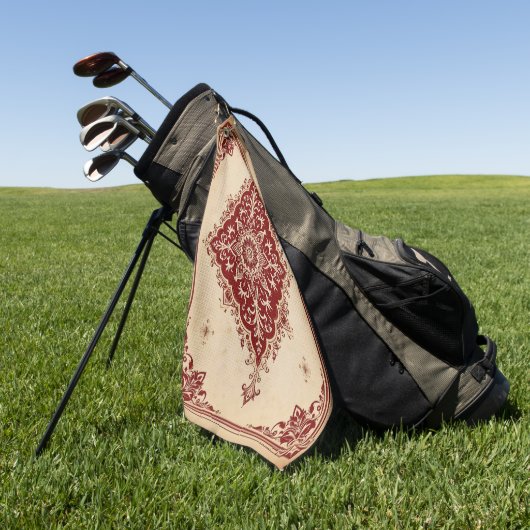 ゴルフをグランドに ゴルフタオル (グリーン)