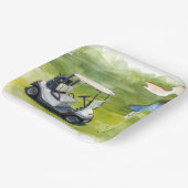 ゴルフをテーマにしたゴルフの引退 ペーパープレート (傾斜あり)