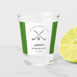 ゴルフをテーマにしたバチュラーパーティ ショットグラス