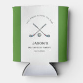 ゴルフをテーマにしたバチュラーパーティ 缶クーラー (正面)