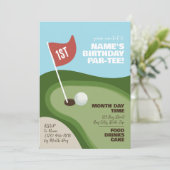 ゴルフをテーマにしたパーティーの招待状 招待状 (スタンド正面)
