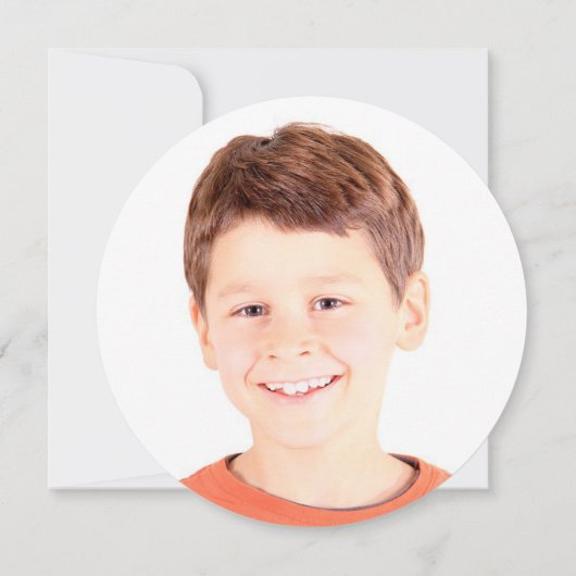 ゴルフをテーマにしたパーティーフォト招待状 招待状 (裏面)