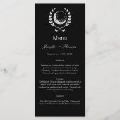 ゴルフをテーマにしたフォーマルな結婚式 メニュー (正面)